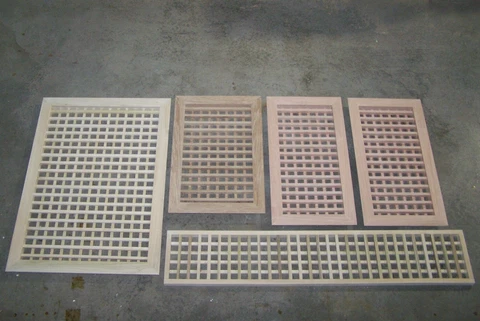 MADE TO YOUR SIZE LARGE WOOD FLOOR GRATE  WALL REGISTER FLOOR VENT Cover