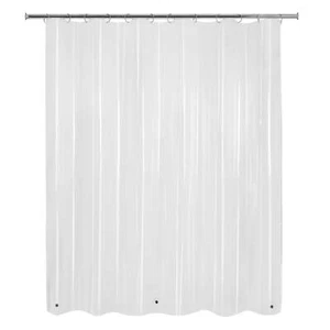 Clear PEVA Shower Liner - Lightweight - Picture 1 of 12
