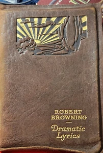 Dramatic Lyrics (Poems) by Robert Browning - Soft Leather Cover/Binding - Picture 1 of 14