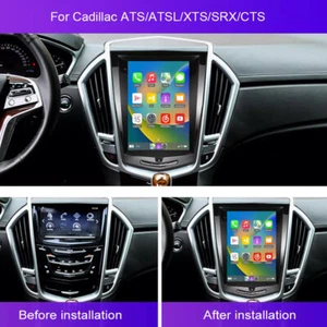 64GB Apple Carplay Android 13 Car Radio Stereo Navi GPS For Cadillac ATS SRX XTS - Picture 1 of 22