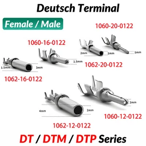 Deutsch 2/16/20 Gauge Pin Terminal Car Auto Electrical Connector Male/Female - Picture 1 of 13