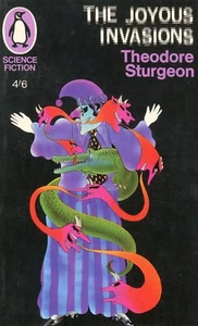 Die freudigen Invasionen, Theodore Sturgeon, Science-Fiction-Buchcover -- POSTKARTE - Bild 1 von 2