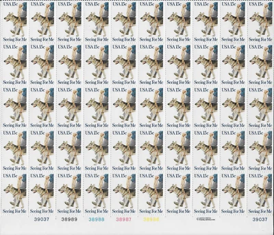 US Scott 1787, Guide Dogs, 1979, Full mint sheet of 50, NH - Image 1 of 2