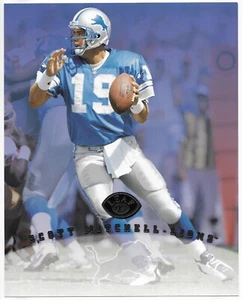 Scott Mitchell 1997 LEAF NFL SIGNATURE SERIES 8X10 PHOTO CARD Lions QB NON AUTO - Picture 1 of 2