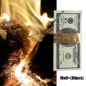 Banconota 80 pezzi Ancestor Money Paradise carta tradizionale cinese ardente  - Foto 1 di 12