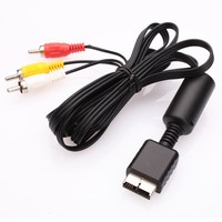 1.8m TV RCA AV Cable Cord for Sony Playstation PS2 PS3 Console Audio Video Lead