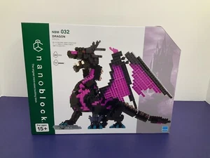 Nano blocks Deluxe Black & Purple Dragon Building Blocks NBM-032 NIB Japan - Picture 1 of 2