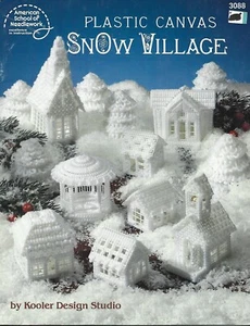 Snow Village - Plastic Canvas Instruction Booklet - Picture 1 of 2