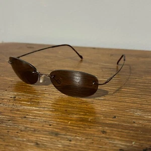 Maui Jim MJ-453-23 Edelstahl Sonnenbrille randlos nur rechteckiges Gestell - Bild 1 von 6