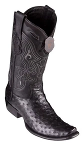 King Exotic Men's Genuine Full Quill Ostrich Western Boots Dubai Square Toe EE - Picture 1 of 8