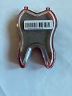 Hinged Tooth Fairy  "Tooth Shape" Clear Presentation Box 3-1/4” x 2-1/4” -NEW