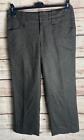 Monsoon Dress Pants Trousers Size 12 28 Inch Tailored Wide Leg Brown Womens 2418