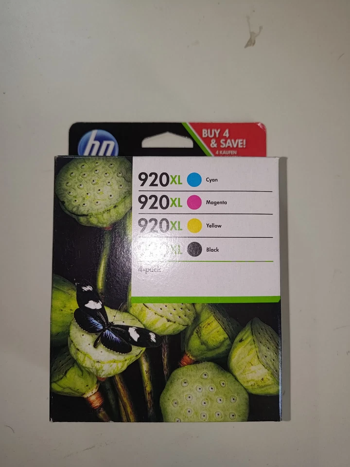 4x Original Encre HP Officejet 6000 6500A Plus 7000 7500 No. 920XL C2N92AE - Image 1 of 1