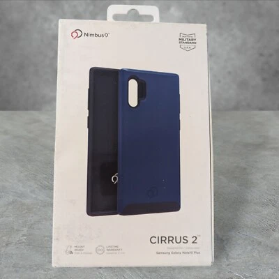 W3. Funda Nimbus9 Cirrus 2 Samsung Galaxy Note10+ (Plus) - En Azul Medianoche, Qi Foto 1 de 3