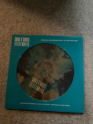 Guns N' Roses Yesterdays Vinyl Record Picture Disc Foto 1 de 3