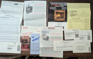 Konvolut Thermograte Kamin Werbung Prospekte Formulare 1979 - Bild 1 von 7