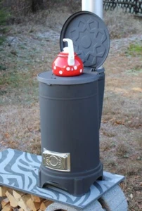 „Gustav" Outdoor Garten-Kaminofen Feuerschale Notkocher Gartenkamin- H ... - Bild 1 von 1