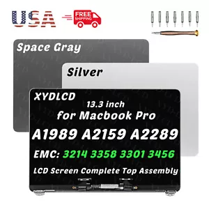Pantalla LCD para MacBook Pro 13" A1989 A2159 A2289 2020 EMC 3301 3456 3358 3214. - Imagen 1 de 7