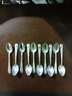 10 S Kirk And Son Repousse Teaspoons Sterling Silver 1880 1890 No Mono