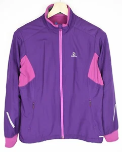 SALOMON 375013 AdvancedSkin Shield Jacket Women's LARGE Full Zip Purple - Picture 1 of 11