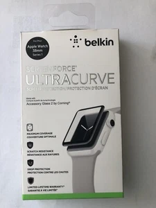 Belkin Apple Watch 38mm Screenforce Ultracurve Screen Protection - Photo 1 sur 1