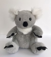 Build A Bear Koala Plush Gray White Sitting Stuffed Animal Toy BABW Retired 12”