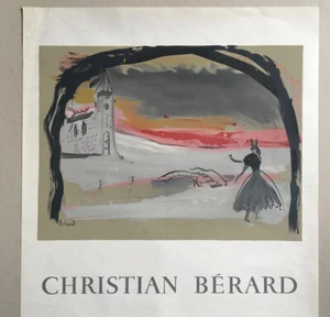 Christian Bérard — Affiche lithographiée galerie Lucie Weill — Mourlot — 1966. - Picture 1 of 3