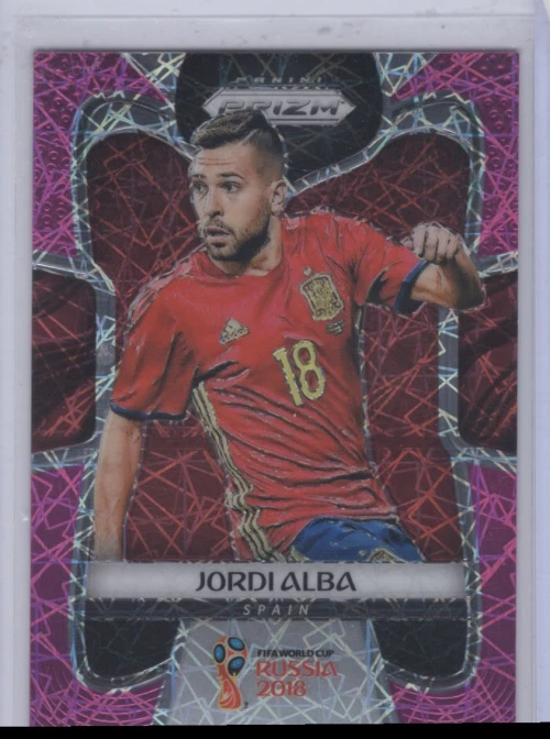 2018 Panini Prizm World Cup Prizms Pink Lazer #203 Jordi Alba /40 - NM-MT - Image 1 of 1