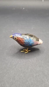 Cloisonne Ente Gans Vogel Figur Deko Schwan China Dose AA-3-1 5*3*4cm - Bild 1 von 4
