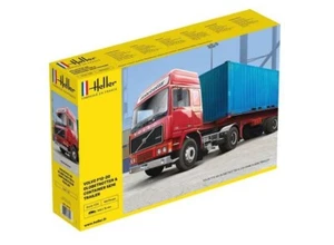 HELLER F12-20 Globetrotter & Container SEMI TRAILER trailer scala 1/32 - 81702 - Imagen 1 de 1