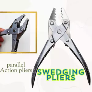 Parallel Action Swedging Pliers 4 Loch Holzbläser Reparatur Saxophon Musik Werkzeug - Bild 1 von 6