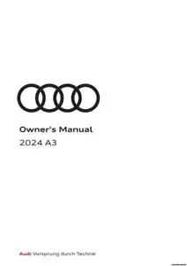 AUDI A3/S3 Car Owners Handbook Manual ALL YEARS - NEW PRINT - FREE POSTAGE - Picture 1 of 18
