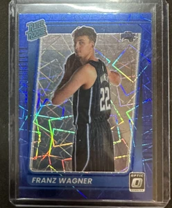 Donruss Optic Rated Rookie 2021-22 velocidad azul Prizm Franz Wagner RC #185 - Imagen 1 de 2