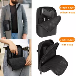 Concealed Carry Gun Pouch, Handgun Shoulder Bag, Pistol Holster Pack Waist Pock - Picture 1 of 16