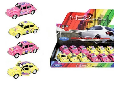 VW Käfer Beetle Modellino Auto Licenza Prodotto Scala 1:3 4-1:3 9 Dosi a Caso - Immagine 1 di 4