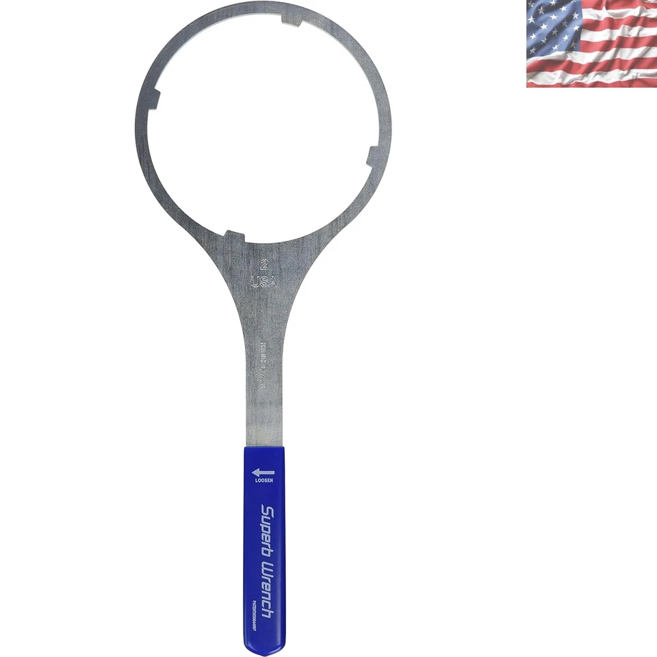 SUPERB Wrench Spbw-2 Heavy Duty Metal Water Filter for Big Blue Housings