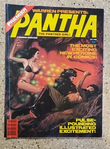 Awesome Oct 1980 Warren Magazine Pantha #1 in FN/VF condition - Picture 1 of 6