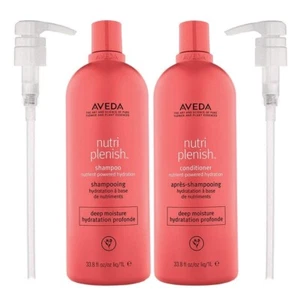 Aveda Nutriplenish shampoo e balsamo per umidità profonda 33,8 once. DUO SETW/POMPE - Foto 1 di 1