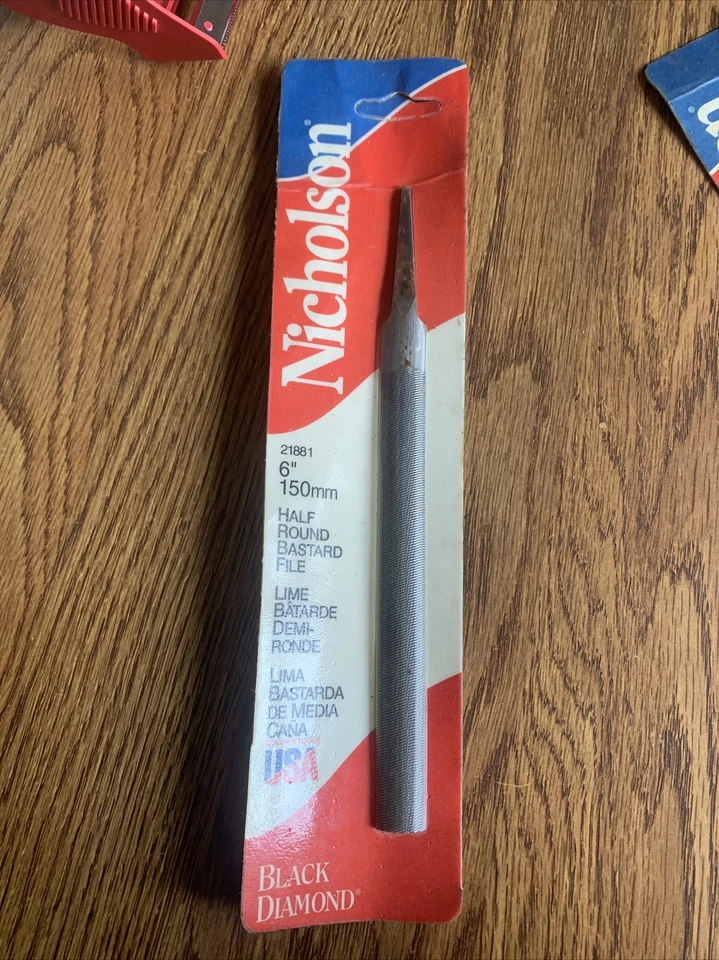 Nicholson - Half Round Bastard Cut File 150mm (6in) - Image 1 of 1