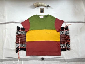 Levis LVC T-Shirt L 50s Sportswear Single Stitch Vintage Clothing Band Stripe - Picture 1 of 11