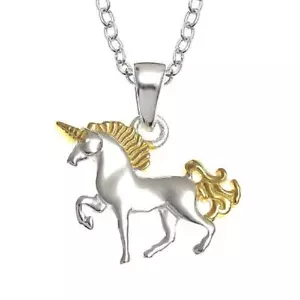 Collar colgante de unicornio de plata esterlina 925 árbol de la vida caja de regalo - Imagen 1 de 21