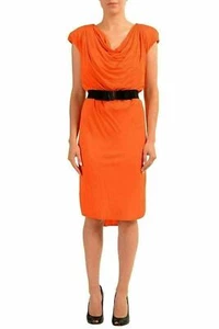 Viktor & Rolf Orange Sleeveless Women's Sheath Dress US XS IT 38 - Picture 1 of 6