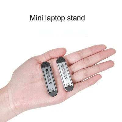 Mini Portable Laptop Stand - Aluminum Holder for MacBook, Huawei, Xiaomi, Notebo - Image 1 of 4