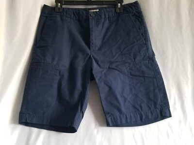 Pantalones Cortos Kenneth Cole Reaction Hombre 32 Azul Chino Bolsillos Cortados Informales Foto 1 de 4