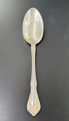 Cuchara de plata esterlina Alvin cubiertos Chateau Rose cucharadita 6" sin monograma 1940 Foto 1 de 4