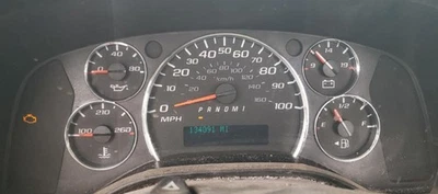 Express 3500 Van 2017-2017 OE velocímetro calibre panel 134 k millas Chevrolet Foto 1 de 4