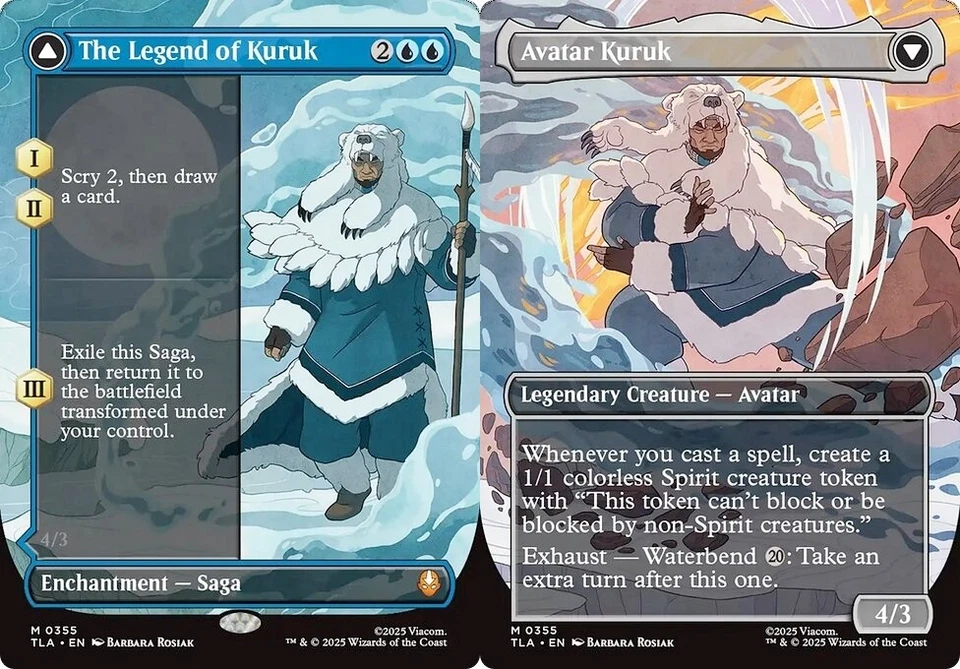 Borderless THE LEGEND OF KURUK x1 mtg NM-M The Last Airbender 1 Mythic - Image 1 of 1