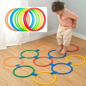 New Outdoor Kids Funny Physical Training Sport Toys Lattice Jump Ring Set Game - Picture 1 of 18