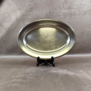 Plat Christofle métal argenté Malmaison poinçon d'orfèvre France Vintage 1900 - Imagen 1 de 8