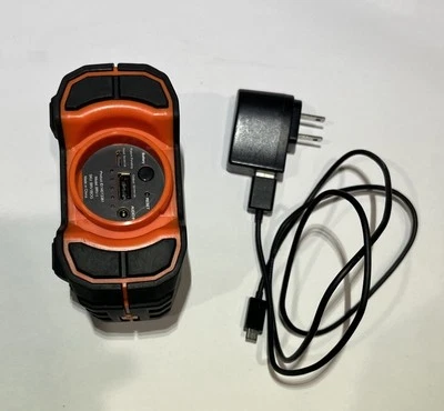 BRAVEN BRV-1 Wireless Portable Bluetooth Speaker - Black/Orange - Image 1 of 4